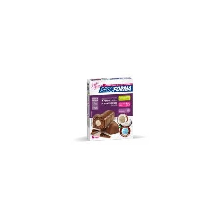 Pesoforma Barrette Cioccolato E Cocco 12 Pezzi