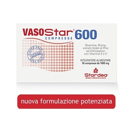 Vasostar 600 Compresse 4 Pezzi