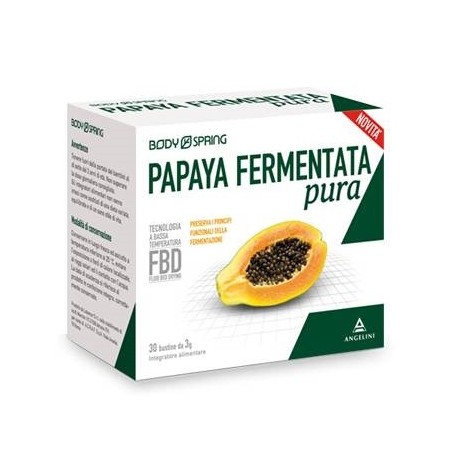 Body Spring Papaya Fermentata Pura 30 Buste 4 Pezzi