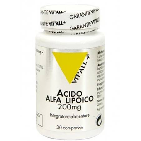 Vital Plus Acido Alfa Lipoico 30 Compresse 4 Pezzi