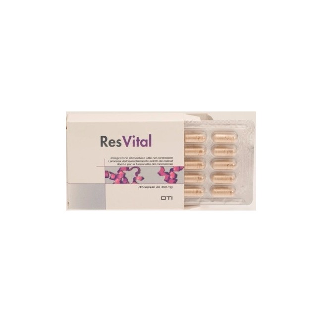 Oti Resvital 30 Capsule 450mg 4 Pezzi