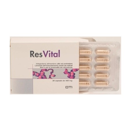 Oti Resvital 30 Capsule 450mg 4 Pezzi