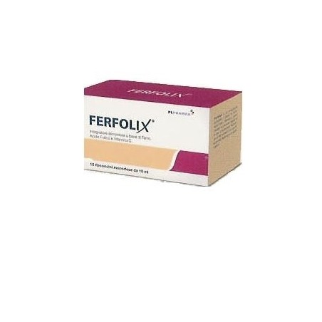 Ferfolix 10 Flaconi Monodose 10ml 6 Pezzi