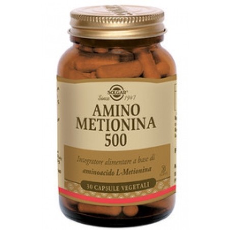 Solgar Amino Metionina 500 30 Capsule Vegetali 6 Pezzi