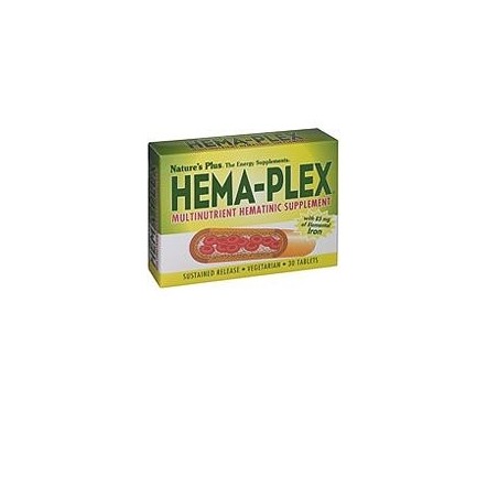 Hema Plex Ferro Organico 30 Tavolette 6 Pezzi