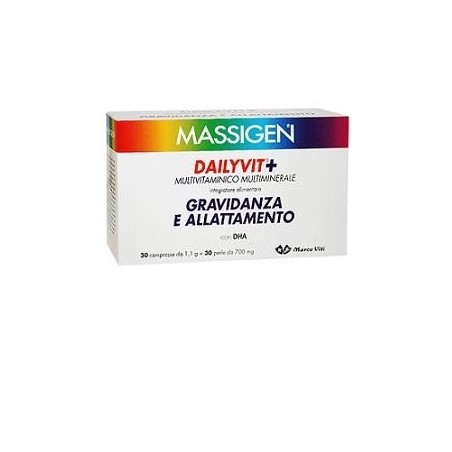 Massigen Dailyvit Gravidanza 30+30 6 Pezzi