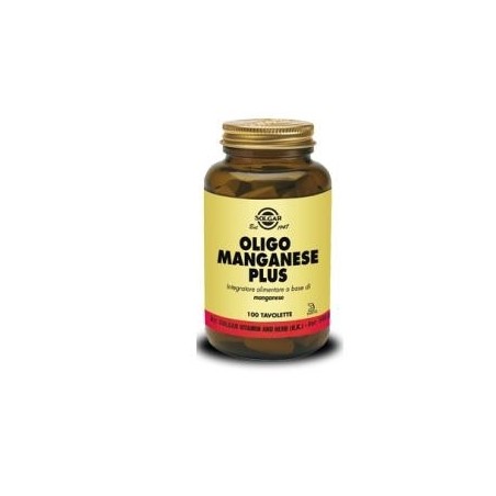 Solgar Oligo Manganese Plus 100 Tav 6 Pezzi