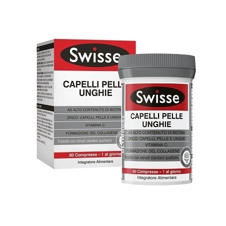 Swisse Capelli Pelle Unghie 60 Compresse 6 Pezzi