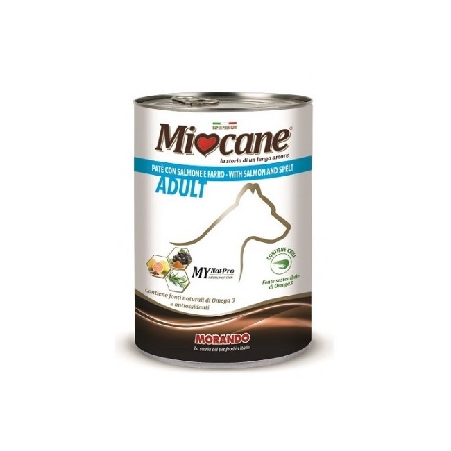 Morando Miocane Umido Patè Salmone Farro 400g