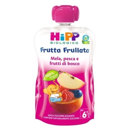 Hipp Frutta Frullata Mela Pesca Frutti Di Bosco