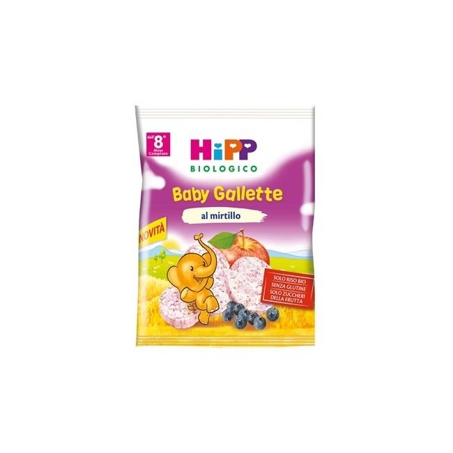 Hipp Bio Baby Gallette Di Riso Al Mirtillo 30g