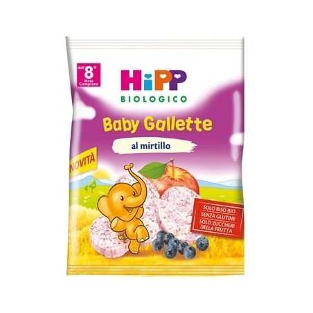 Hipp Bio Baby Gallette Di Riso Al Mirtillo 30g