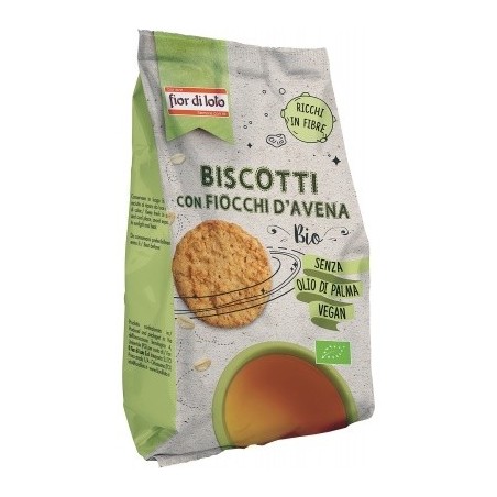 Fior Di Loto Biscotti Fiocchi D'avena Bio