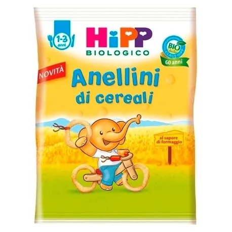 Hipp Biologico Anellini Di Cereali 25g - Para-Farmacia Bosciaclub