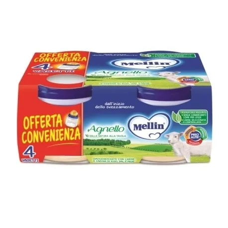 Mellin Omogeneizzato Di Agnello 4x80g