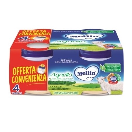 Mellin Omogeneizzato Di Agnello 4x80g