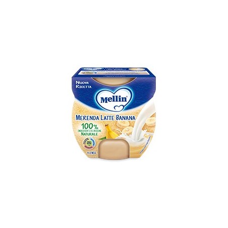 Mellin Merenda Latte E Banana 2x100g