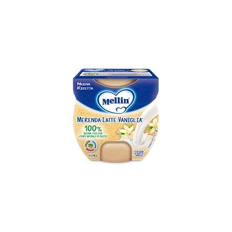 Mellin Merenda Latte E Vaniglia 2x100g