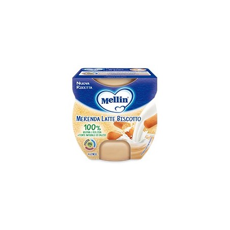 Mellin Merenda Latte E Biscotto 2x100g