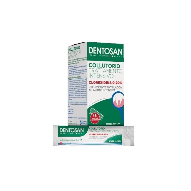 Dentosan Collutorio Monodose 0,20% 15 Bustine