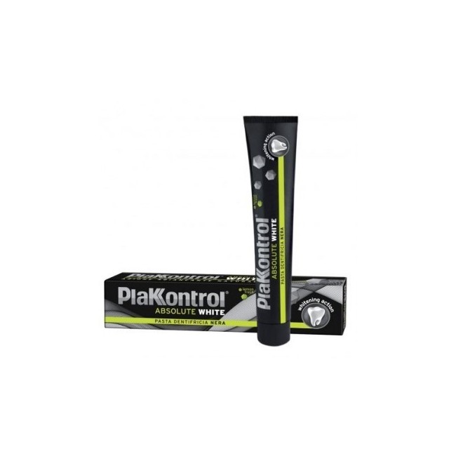 Plakkontrol Absolute White Dentifricio Nero