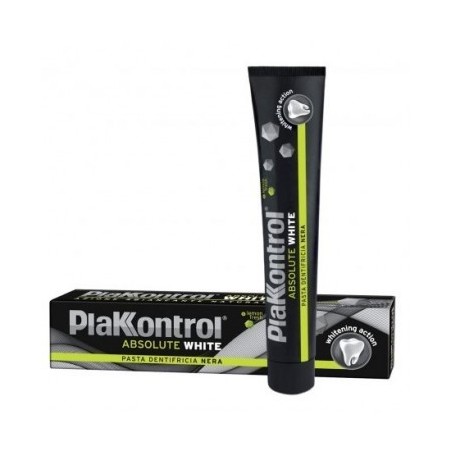 Plakkontrol Absolute White Dentifricio Nero