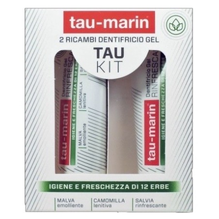 Tau Marin Dentifricio Rinfrescante 2x20ml