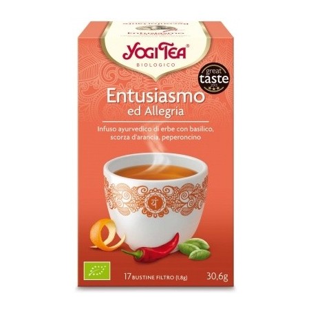 Yogi Tea Entusiasmo Ed Allegria Bio 30,6g