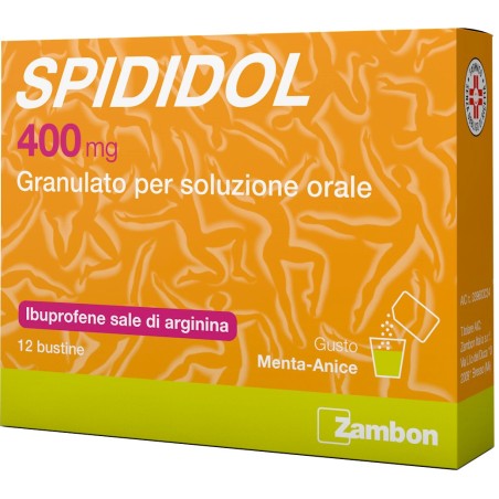 Spididol 12 Buste 400mg Menta Anice