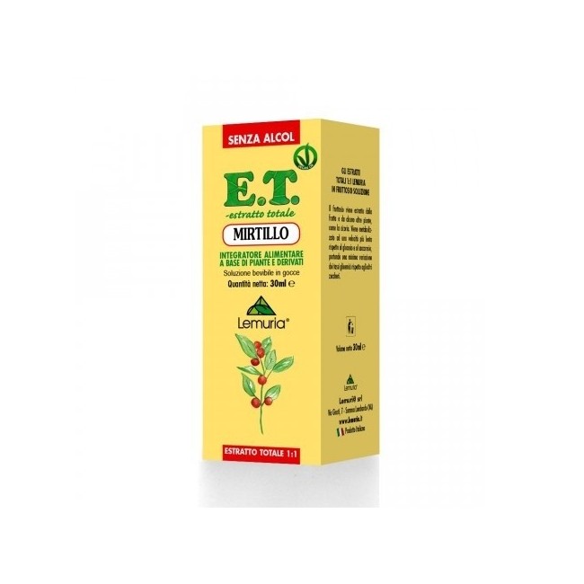 Lemuria Mirtillo Estratto Totale 30ml