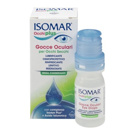 Euritalia Isomar occhiplus gocce oculari per occhi secchi 10ml