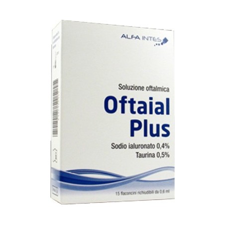 Alfa intes Oftaial plus 15 flaconcini per la secchezza oculare 0,6ml