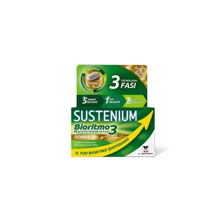 Sustenium bioritmo3 donna 60+ integratore 30 compresse