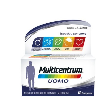 Multicentrum uomo integratore multivitaminico 60 compresse