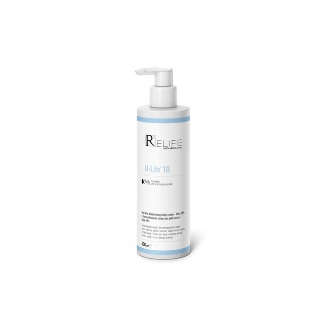 Relife U-life 10 crema pelle secca e psoriasi 400ml