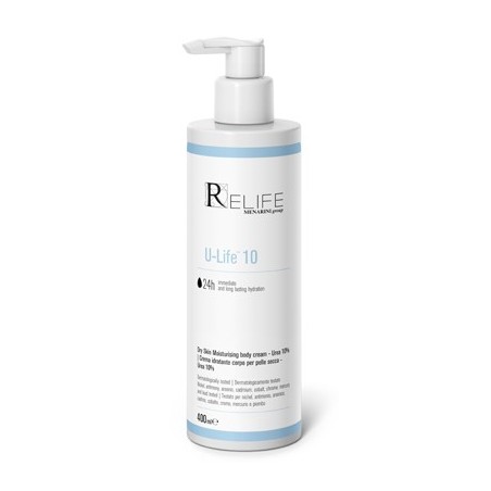 Relife U-life 10 crema pelle secca e psoriasi 400ml