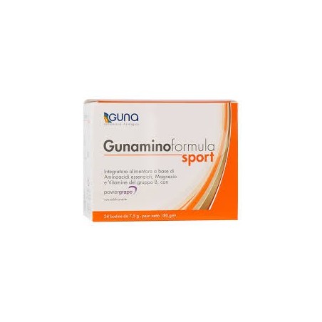 Gunamino Formula Sport Integratore Di Aminoacidi 24 Bustine