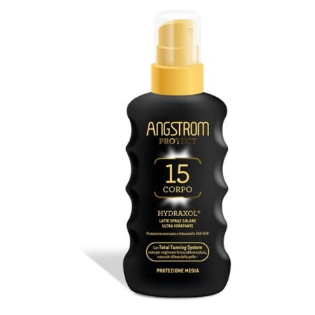 Angstrom Protect Hydraxol Protezione Solare Spray Corpo SPF 15 175 ml