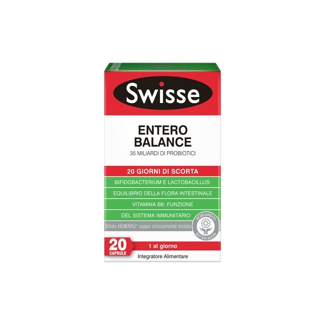 Swisse ultiboost entero balance integratore 20 capsule