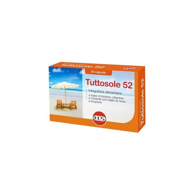 Tuttosole 52 30 capsule integratore abbronzante