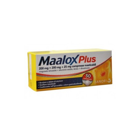 Sanofi Maalox Plus 50 Compresse Masticabili