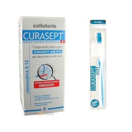 Curasept Ads collutorio 0,12 200ml + spazzolino soft