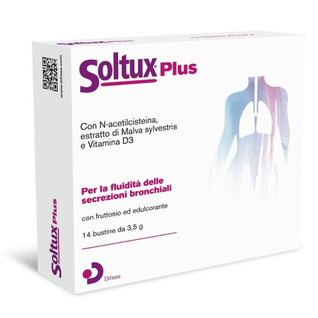 Soltux plus 14 bustine integratore tosse grassa