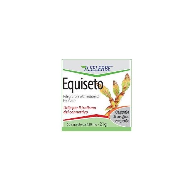 Selerbe equiseto estratto secco titolato 50 capsule