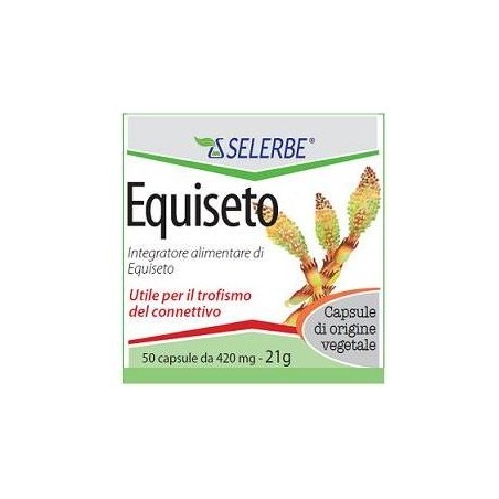 Selerbe equiseto estratto secco titolato 50 capsule