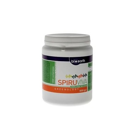 Bioearth Spiruviva integratore di spirulina 1000 capsule