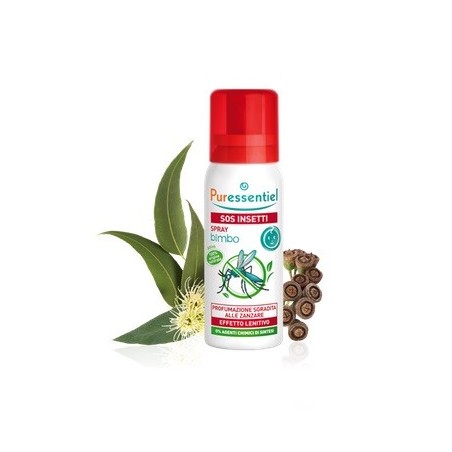 Puressentiel spray sos insetti e zanzare per bambini 60ml