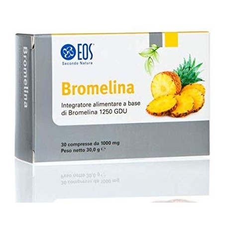 Eos bromelina 30 compresse integratore antinfiammatorio naturale