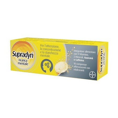 Supradyn ricarica mentale integratore 10 compresse