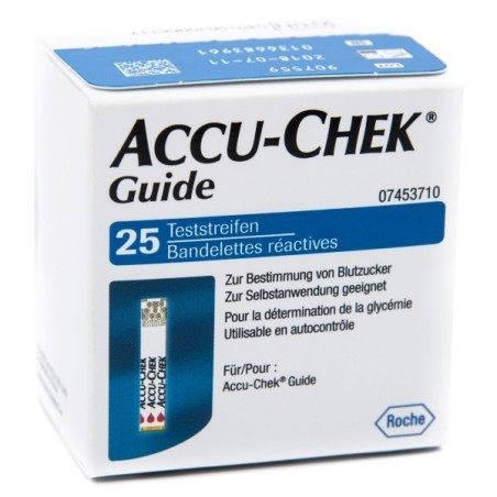 Accu-chek guide 25 strip strisce per la misurazione della glicemia